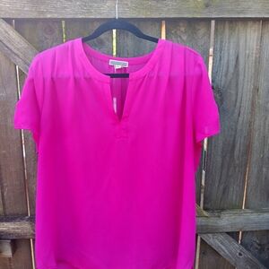 Pleione Blouse Size L Pink